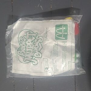 McDonald's Vintage Muppet Babies Happy Meal Toy Baby Kermit W Skateboard